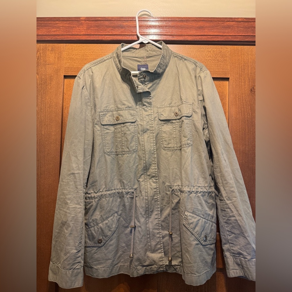 Gap Army Green Utility Jacket